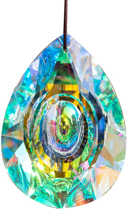 H&D HYALINE & DORA 89Mm/3.5In Hanging Chandelier Crystals Prisms for Window Suncatchers Chandelier Parts Rainbow Maker Pendants