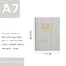 Mini Notebook 2023 365 Days Portable Pocket Notepad Daily Weekly Agenda Planner