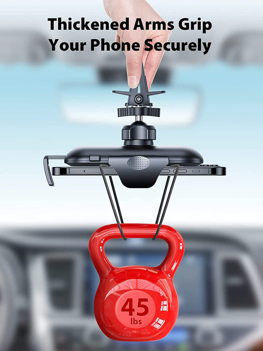 Car Phone Holder Mount, [Upgrade Doesn'T Slip & Drop] Air Vent Cell Phone Holder for Car Hands Free Easy Clamp Cradle in Vehicle Compatible with All Iphone 14 Pro Max Mini Android Smartphones