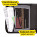 Five Star Xpanz Zipper Binder, 2" round Rings, 380 Sheets, Gray (28090HX9)