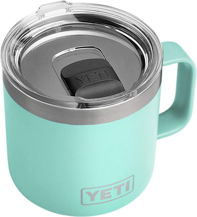 Rambler 14 Oz Mug, Vacuum Insulated, Stainless Steel with Magslider Lid, Stainless