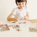 Vehicles 4-In-1 Wooden Jigsaw Puzzles in a Storage Box (48 Pcs) | Fsc-Certified Materials