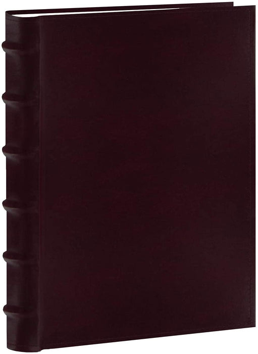 Pioneer Sewn Bonded Leather Bookbound Bi-Directional Photo Album, Holds 300 4X6" Photos, 3 per Page. Color: Black.