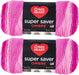 Red Heart Super Saver Jumbo Yarn, Sunny 2 Pack