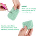 12 Pcs Soap Saver, Soap Holder Accessory, Soap Saver Pads, Draining Soap Bar Holder, Self Draining Pads, Non-Slip PVC Dishes Soap Holder Accessory for Bath Supplies