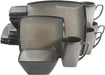 Gibson Elite Tequesta Square Reactive Glaze Stoneware Dinnerware Set, Service for 4 (16Pcs), Taupe