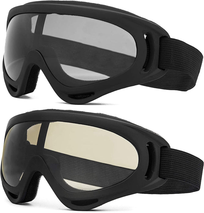 2 Pack Ski Goggles Snowboard Goggles for Men Women & Youth, Snow Goggle