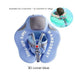 Baby Swimming Float Ring Swim Trainer Non-Inflatable Sunshade Kids Float Lying Swimming Pool Toys Bathtub for Accessories
