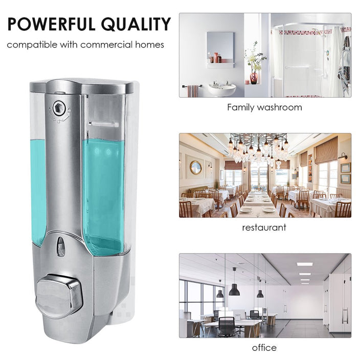 350Ml Soap Dispenser Wall Mounted Soap Dispenser Hand Liquid Soap Dispenser for Kitchen Bathroom