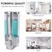 350Ml Soap Dispenser Wall Mounted Soap Dispenser Hand Liquid Soap Dispenser for Kitchen Bathroom
