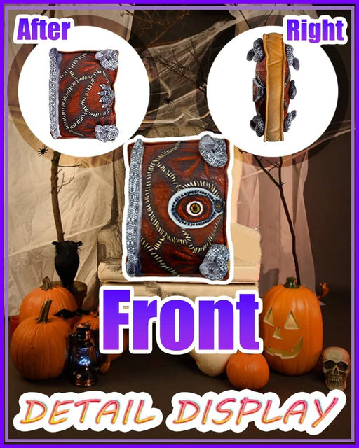 Witch Magic Book of Spells Plush，Spell Book Prop 12 * 8Inch