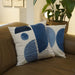 Navy Blue Throw Pillows for Couch Set of 4 Boho Decorative Pillow Covers White Modern Abstract Geometric Cushion Cover for Bed Bedroom Sofa Velvet Pillowcase 18X18 Inch Aesthetic Minimalist Home Décor
