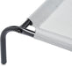 Cooling Elevated Dog Bed with Metal Frame, Large, 51 X 31 X 8 Inches, Grey