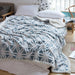 Sherpa Fleece Blanket Soft Plush Throw Blanket Dual Sided Cozy Blankets for Bed Couch Sofa(Light Blue,51"X63")