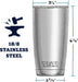 Rambler 20 Oz Stainless Steel Vacuum Insulated Tumbler W/Magslider Lid