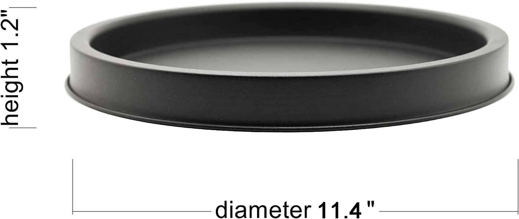 Matte Black Metal Candle Holder Tray, Home Decor Accessories for the Coffee Table and Dining Table Large