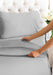 Queen Size Sheet Set - Breathable & Cooling Sheets - Hotel Luxury Bed Sheets - Extra Soft - Deep Pockets - Easy Fit - 4 Piece Set - Wrinkle Free - Comfy – French Grey Bed Sheets - Queen Sheets