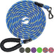 Heavy Duty Dog Leash, 30FT Reflective Dog Leash with Swivel Lockable Hook and Comfortable Padded Handle, Puppy Leash for Walking, Hunting, Camping, Backyard for Small Medium and Large Dogs