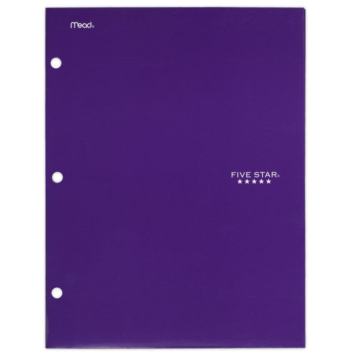 Five Star 4-Pocket Paper Folder, Assorted Colors, 6 Pack (38058)