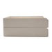 2 Piece Set Paperboard Paper Tray Desk Organizer Papyrus Beige