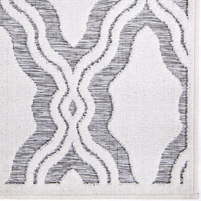 My Texas House Cotton Blossom, Country/Cottage, Geometric, Woven Area Rug, 5'2" X 7'6"