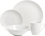 Simply Coupe 16 Piece Dinnerware Set, White - SM-1600-CP-SW