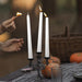 White Taper Candles - 30 Pack Unscented 10 Inch Dinner Candle Set -7- 8 Hours Burn Time - Smokeless and Dripless Household, Wedding, Party, Home Décor Candlesticks