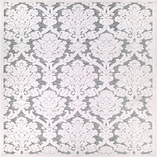 My Texas House Charlotte, Transitional, Damask, Woven Area Rug, 5'2" X 7'6"
