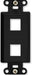 On-Q WP3413WH10 High Impact Flame Retardant Plastic 3-Port Decorator Outlet Strap, White, 10 Count