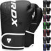 RDX Boxing Gloves Sparring, KARA Patent Training Mitt, MMA, White ,10Oz