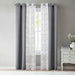 Mainstays Kingswood 4 Piece Curtain Set, 27.5X84, Grey Flannel