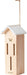 Wooden Butterfly House for Gardens. Provides a Safe Haven for Butterflies to Rest, Protect from Predators and Harsh Weather Conditions. Attractive Garden Décor, Includes Bonus Rope Hanger.