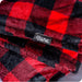 Microplush Fleece Blanket, Plush, Ultra Soft, Twin/Twin XL, Chester Buffalo Plaid - Red/Black