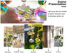 Hanging Crystal Suncatchers Prism, Glass Window Decorations, Rainbow Maker Wind Chime Sun Catcher, Sunflower&Clover&Ginkgo Leaf