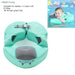 Baby Swimming Float Ring Swim Trainer Non-Inflatable Sunshade Kids Float Lying Swimming Pool Toys Bathtub for Accessories