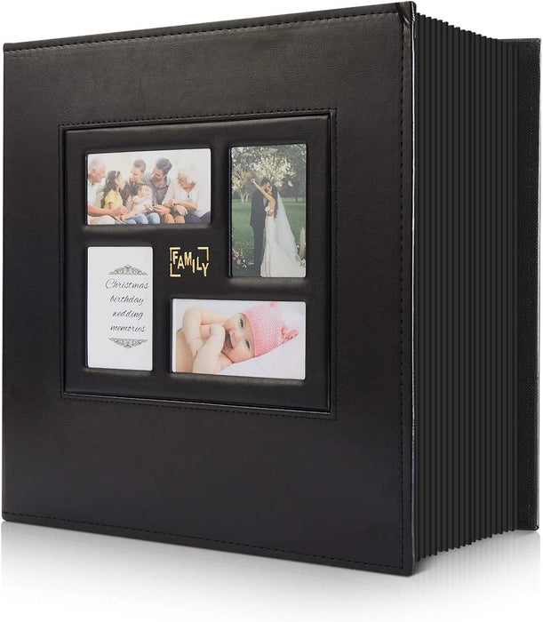 Photo Album 4X6 500 Pockets Photos, Extra Large Capacity Family Wedding Picture Albums Holds 500 Horizontal and Vertical Photos (500Pockets, Teal)
