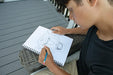 Ucreate Poly Cover Sketch Book, Heavyweight, 9" X 12", Black, 75 Sheets