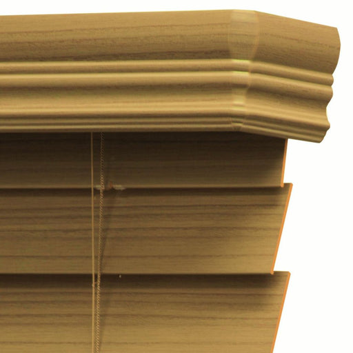 Richfield Studios 2.5" Cordless Faux Wood Blinds, Cedar