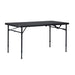 Mainstays 4' Fold-In-Half Adjustable Table, Rich Black