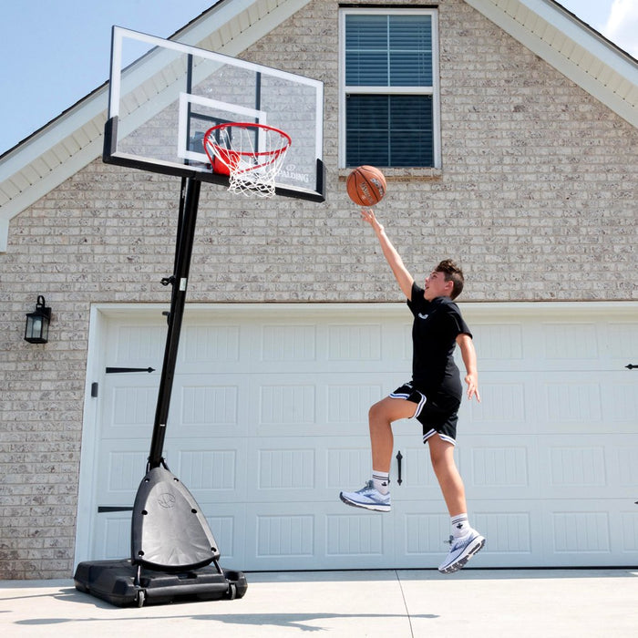54 In. Shatter-Proof Polycarbonate Exacta Height® Portable Basketball Hoop System