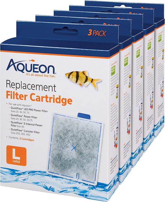 Aqueon Aquarium Fish Tank Replacement Filter Cartridges Extra Small - 3 Pack