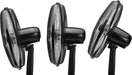Oscillating Dual Blade Standing Pedestal Fan with Remote - 16-Inch, Black