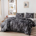 Comforter Set Queen Comforter Set,3 PCS Floral Comforter Set Bedding Sets Queen with Comforter Black Comforter Set Soft Microfiber Bedding Set with 2 Pillow Cases