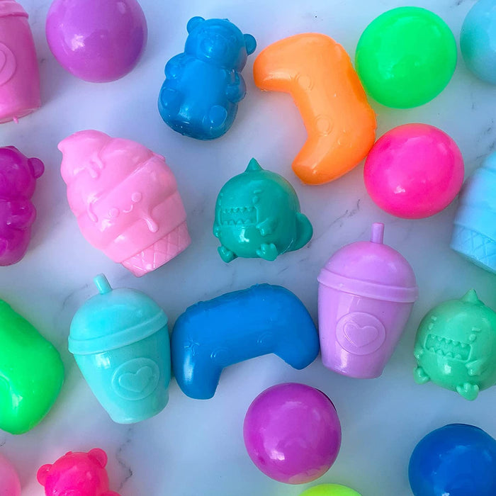 Top Trenz Sticky Bubble Blobbies -Squishy Fidget Toys for Kids. Cool Pack of Toy for Boys & Girls. Small Sensory Ball for Stress Relief. Classroom Fidget Toy, Party Favors & Prizes.(Frappe/Ice Cream)