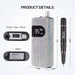 Professional Nail Drill Machine, Sparkly Electric Nail File for Acrylic Nails, Cordless Portable Nail Drill Kit with Drill Bits & Sanding Bands, Manicure Pedicure Tools for Home and Salon