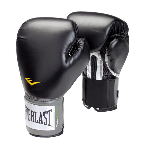 16 Oz. Black Pro Style Boxing Gloves