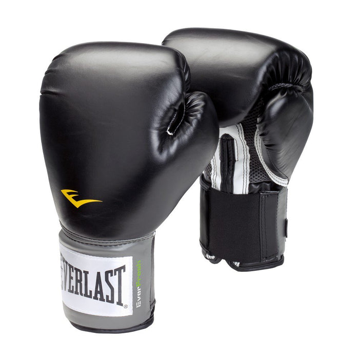 16 Oz. Black Pro Style Boxing Gloves
