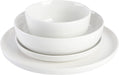 Gibson Home Oslo Porcelain Dinnerware Set, Service for 4 (16Pcs), White