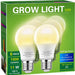 Grow Light Bulbs,  LED Grow Light Bulb A19 Bulb, Full Spectrum Grow Light Bulb, Plant Light Bulbs E26 Base, 11W Grow Bulb 100W Equivalent, Grow Light for Indoor Plants, Seed Starting, 2Pack
