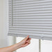 Mainstays 1 In. Cordless, Room Darkening Vinyl Blind, Gray, 31" W X 72"L